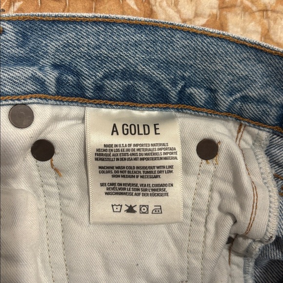 Agolde Cherie High Rise Straight Jeans in Merit Sz 27 / 4 - Picture 15 of 16